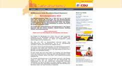 Desktop Screenshot of cdu-bezirksverband-hannover.de